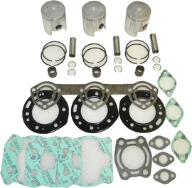 WSM Performance Parts Complete Top End Kit with 65.25mm piston for engine rebuild, includes piston, rings, and components.