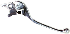 Silver Motion Pro right lever for motorcycles, showcasing a sleek, durable handle with detailed grip design.