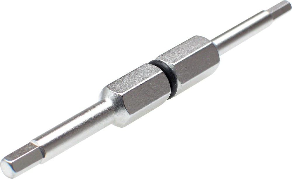 Motion Pro deep well T-handle tool with 3-4mm Allen bits, showing the sturdy handle and hex bits for motorcycle maintenance.
