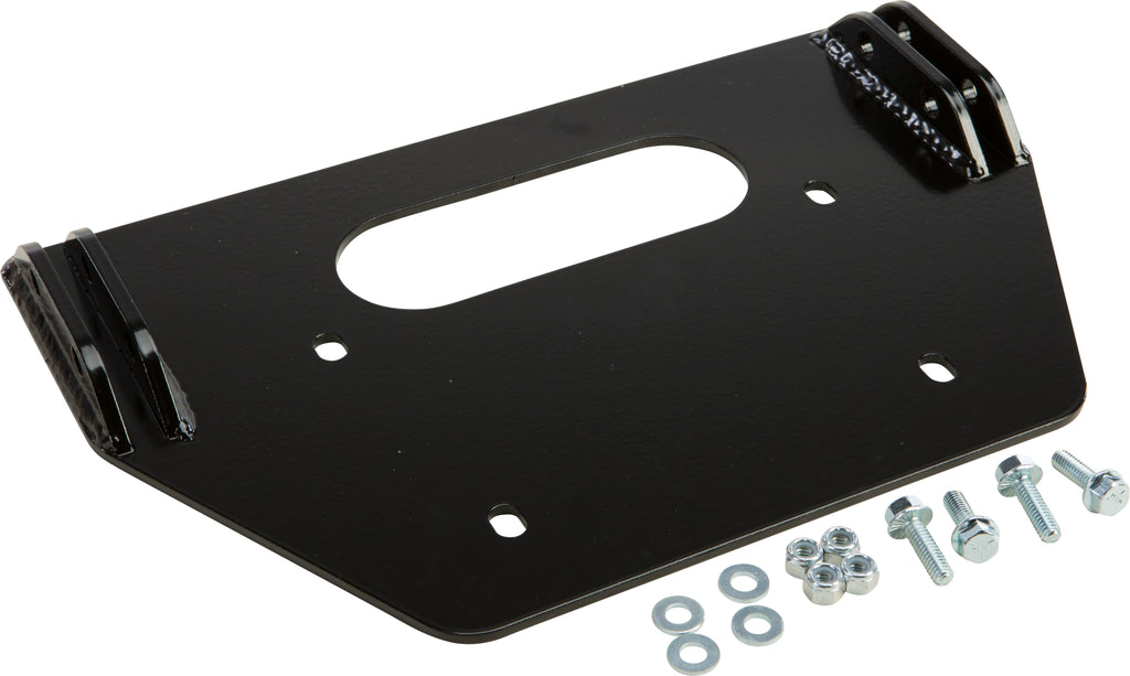 KFI Products ATV plow mount kit 10-5825 with metal brackets and mounting hardware for easy ATV plow attachment.