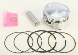 BBR 132cc Big Bore Piston Kit for engine, showing metallic piston components with precision machining and branding details.