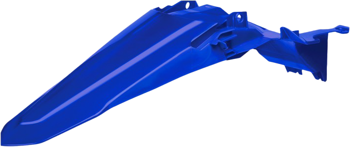 Blue Polisport Plastics rear fender for Yamaha YZ 64-868735, made of durable plastic, designed for motorcycle body protection.
