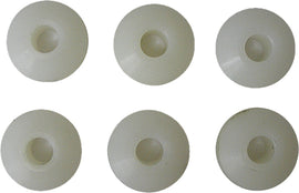 SP1 clutch roller for driven clutches, 6-pack, shown in the image with metal rollers for motorcycle or ATV driven clutch systems.