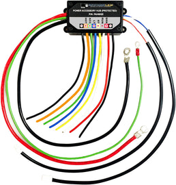 Pathfinder Power Dist Accessory Hub Hon 226-0087 electrical connector with multiple ports and wiring components on a neutral background.