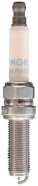 NGK Spark Plug #90526/04 2-LMAR9AI-8D showing the metal electrode and ceramic insulator for automotive use