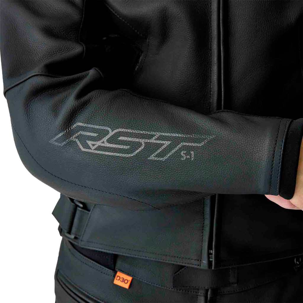 S1 D3o Leather Jacket Black Xl