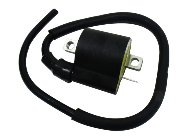Bronco ATV ignition coil 183-2020, electrical component with coil wire and terminals, designed for ATV ignition systems.