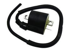 Load image into Gallery viewer, Bronco ATV ignition coil 183-2020, electrical component with coil wire and terminals, designed for ATV ignition systems.