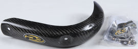 P3 Heat Shield Carbon Fiber exhaust heat shield with sleek black finish and textured carbon fiber pattern.
