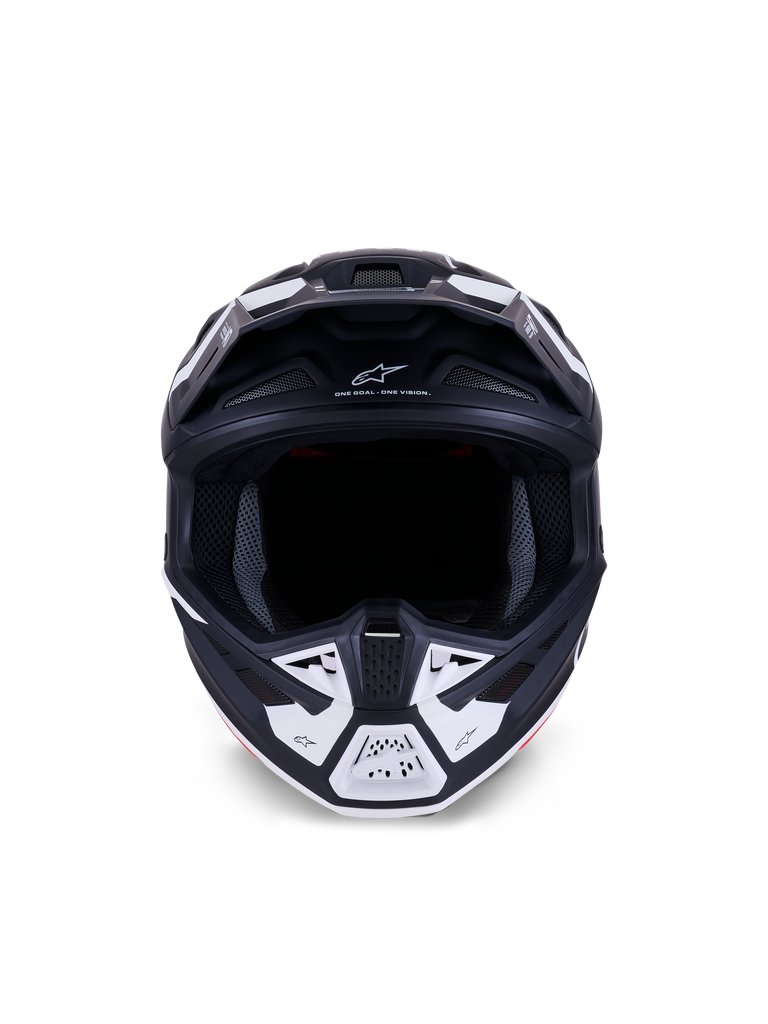 Sm7 Dasher Helmet Blk/Wht Matt Lg