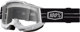 100-PERCENT Accuri 2 Goggle with Bowen Clear Lens, sporty eyewear designed for optimal visibility and eye protection.