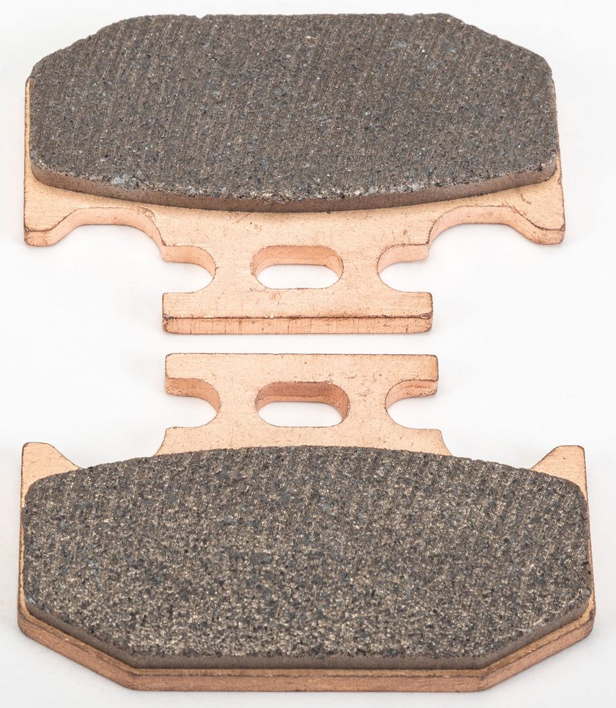 All Balls Sintered Brake Pad Kit for motorcycles, showing the brake pads with metal backing plates and friction material.