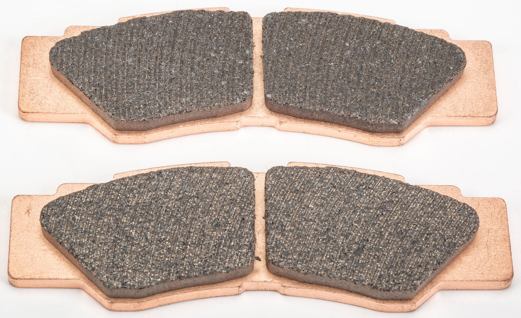 All Balls brake pad kit with sintered brake pads for enhanced stopping power, shown in a close-up shot.