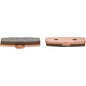 All Balls Sintered Brake Pad Kit for motorcycles, featuring durable brake pads with branding and mounting hardware.