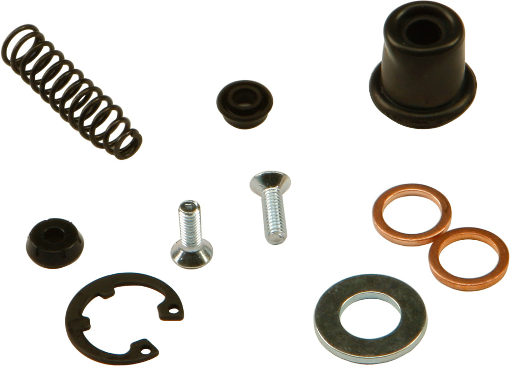 All Balls brake master cylinder rebuild kit 21-81010 with brake components and seals for motorcycle or ATV brake systems.