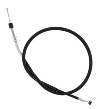 Load image into Gallery viewer, All Balls clutch cable 24-52076 for hydraulic control lines, featuring black cable with metal fittings and protective coating.