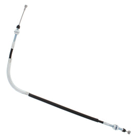 All Balls rear brake cable 24-54075 for motorcycle, featuring cable and hydraulic control lines in a close-up view.
