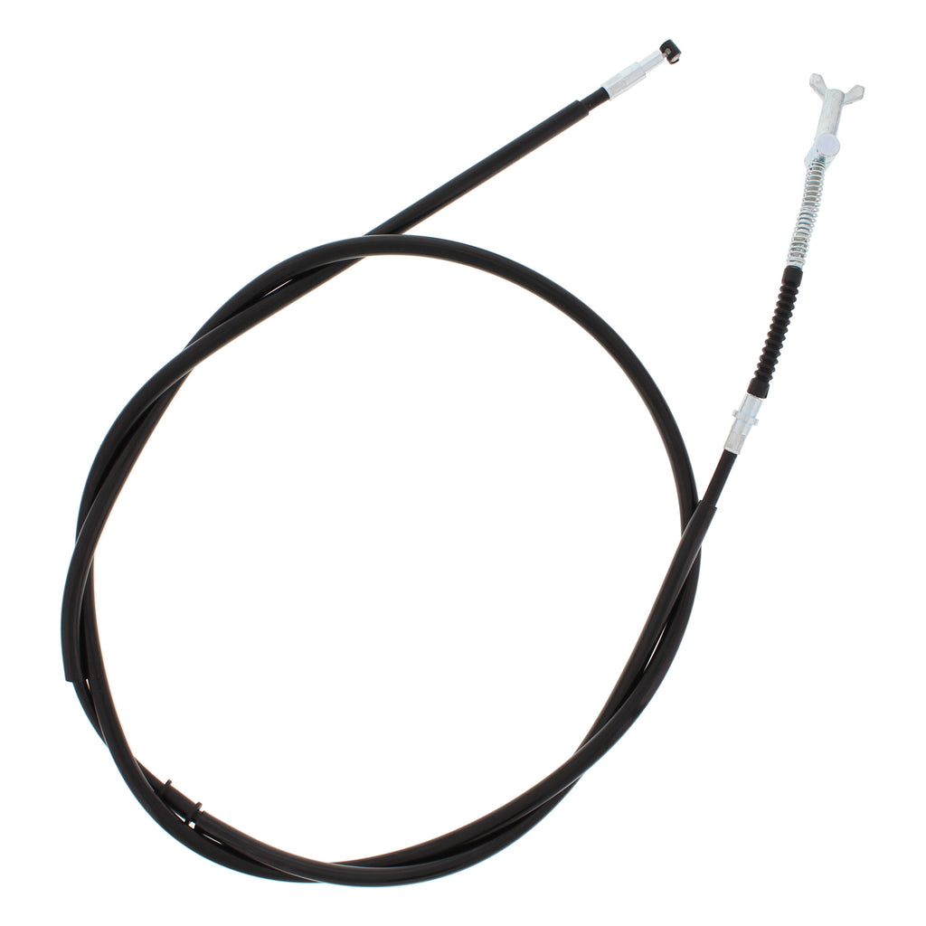 All Balls rear hand brake cable 24-54012 for motorcycle, showing the black control line with metal fittings.