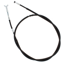 Load image into Gallery viewer, All Balls rear hand brake cable 24-54017 for motorcycle, showing the control cable with fittings and protective outer sheath.
