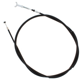 All Balls rear hand brake cable 24-54060 for motorcycle, showing metal cable with black protective casing and fittings.