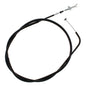 All Balls rear hand brake cable 24-54061 for motorcycle, showing the black cable with metal ends and protective sleeve.