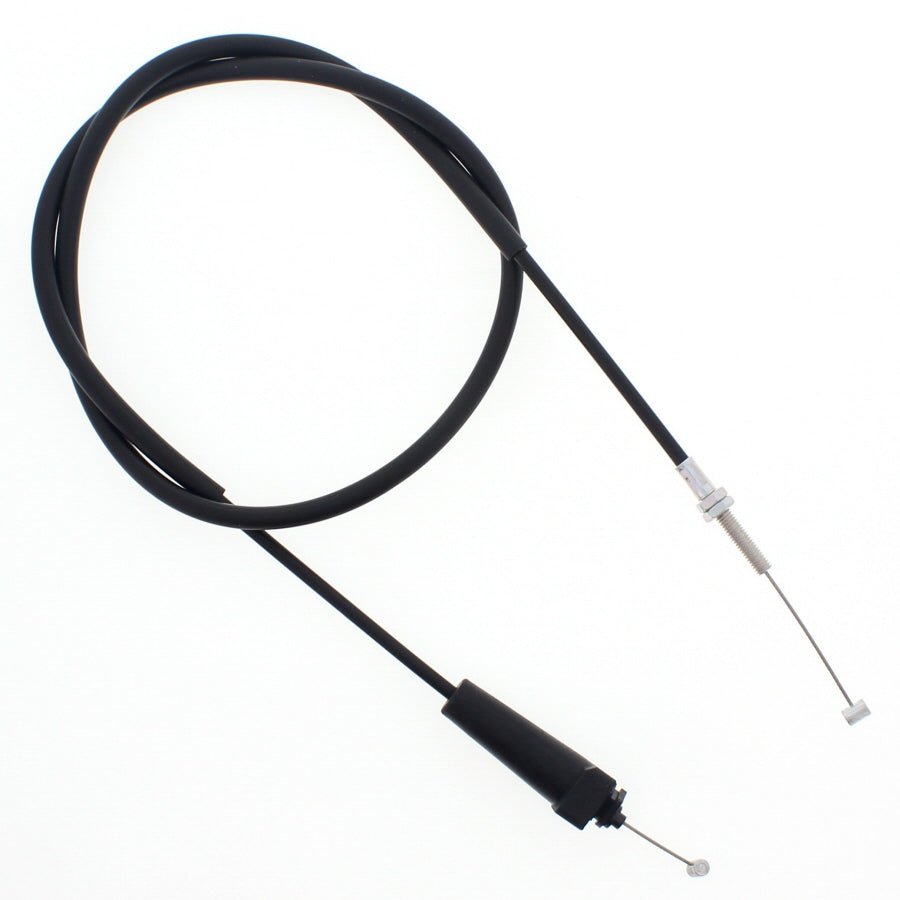 All Balls throttle cable 24-51117 with fittings, designed for motorcycle or off-road vehicle control lines.