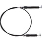 All Balls UTV shift cable with hydraulic control line showing black cable and metal fittings for smooth gear shifting.