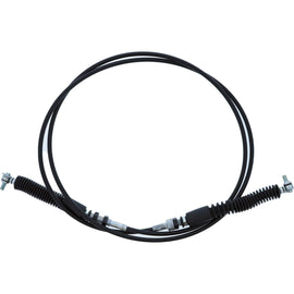 All Balls UTV shift cable, hydraulic control line, model 24-55013, with visible metal fittings and flexible cable construction.