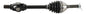 All Balls 6 Ball Heavy Duty Front Axle Drive component with metal and rubber parts, designed for durable vehicle performance