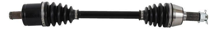 All Balls heavy-duty drive axle with six balls for front suspension, model 531-0504, showing the durable metal components.