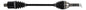 All Balls heavy-duty rear axle drive component with six ball bearings for enhanced durability and performance.