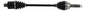 All Balls heavy-duty rear drive axle with six balls, designed for durable vehicle performance.