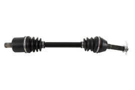 All Balls 8 Ball Extreme Axle Front drive component, showing the sturdy metal axle with detailed threading and mounting points.