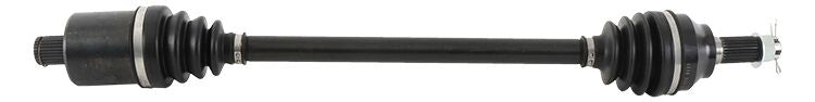All Balls 8 Ball Extreme Axle Drive component for front suspension, showing the durable metal axle with detailed branding.
