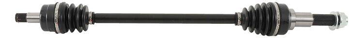 All Balls 8 Ball Extreme Axle Front Drive component, durable motorcycle axle with brand logo visible on the metal shaft