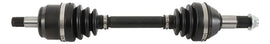 All Balls 8 Ball Extreme Axle Front drive component, showing the sturdy metal axle with detailed threading and mounting points.