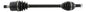 All Balls 8 Ball Extreme Axle Rear drive component, showing the sturdy metal axle with detailed branding and mounting points.