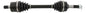All Balls 8 Ball Extreme Axle rear drive component for off-road vehicles, featuring durable construction and precise fit.
