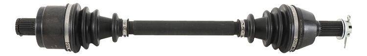 All Balls 8 Ball Extreme Axle rear drive component, showing the durable metal axle with detailed branding and construction.