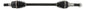 All Balls All Balls 8 Ball Extreme Axle Drive shaft rear view showing the black metal axle with mounting components