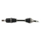 All Balls Drive Axle 536-0026 showing a close-up of the durable metal axle with brand markings and mounting ends.