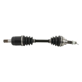 All Balls Drive Axle 536-0026 showing a metal axle with precision-machined ends and branding markings.