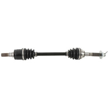 Load image into Gallery viewer, All Balls drive axle 536-0039, showing the metal shaft and rubber boot with mounting hardware for motorcycle or ATV.