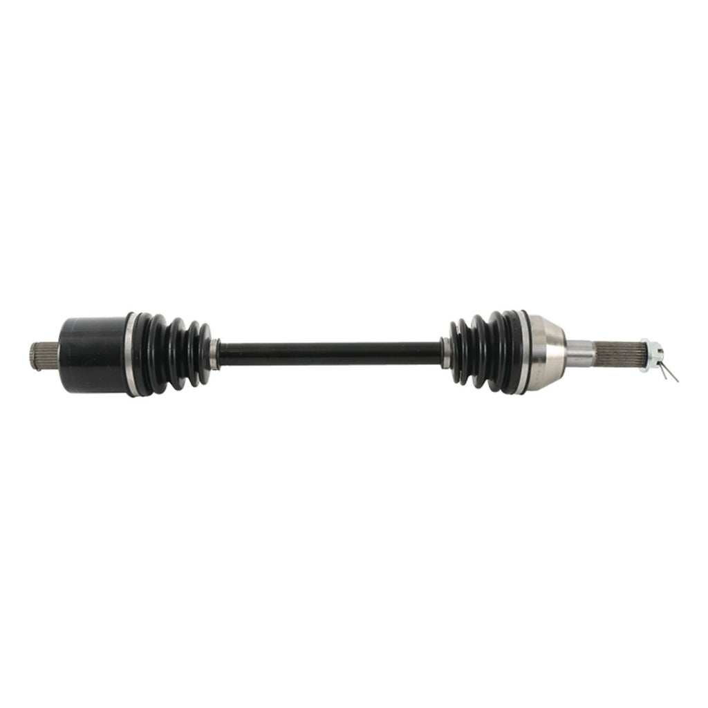 All Balls Drive Axle 536-0054 showing the metal axle component with mounting points and drive end, designed for vehicle performance.