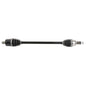 All Balls drive axle 536-0082 showing metal shaft with rubber boots and mounting components for vehicle axle replacement.