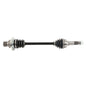 All Balls drive axle 536-0104, automotive replacement part, featuring metal shaft and black rubber boot for vehicle axle assembly.