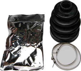 All Balls CV boot kit for drive shaft, featuring a rubber boot and clamps, designed for durable CV joint protection.