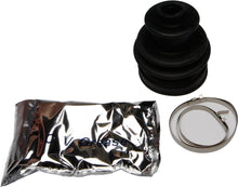 Load image into Gallery viewer, All Balls CV Boot Kit 21-95026 for drive shaft, featuring black rubber boots and metal clamps, designed for durable CV joint protection.