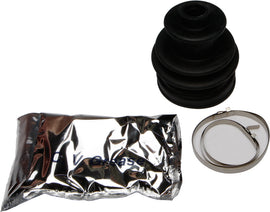 All Balls CV Boot Kit 21-95026 for drive shaft, featuring black rubber boots and metal clamps, designed for durable CV joint protection.