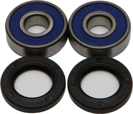 All Balls front and rear wheel bearing and seal kit 22-51025 for drive systems, showing bearings and seals in a detailed view.
